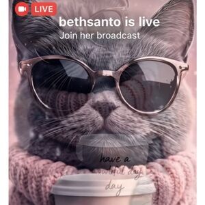 I'm live join me !!!!!! Bethsanto